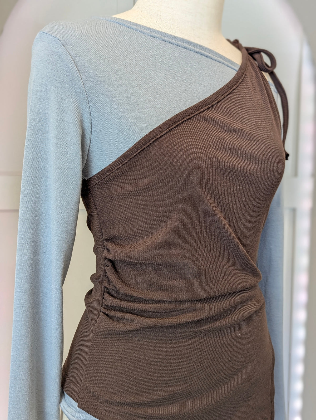 Double take layered long sleeve