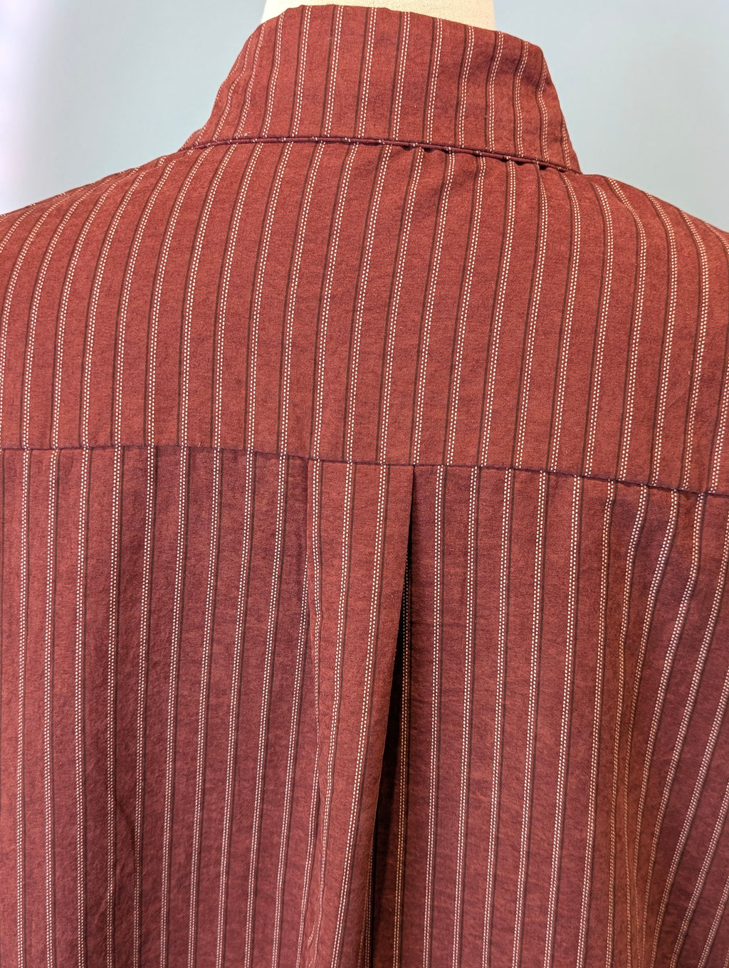 Velvet Feel stripe Button up