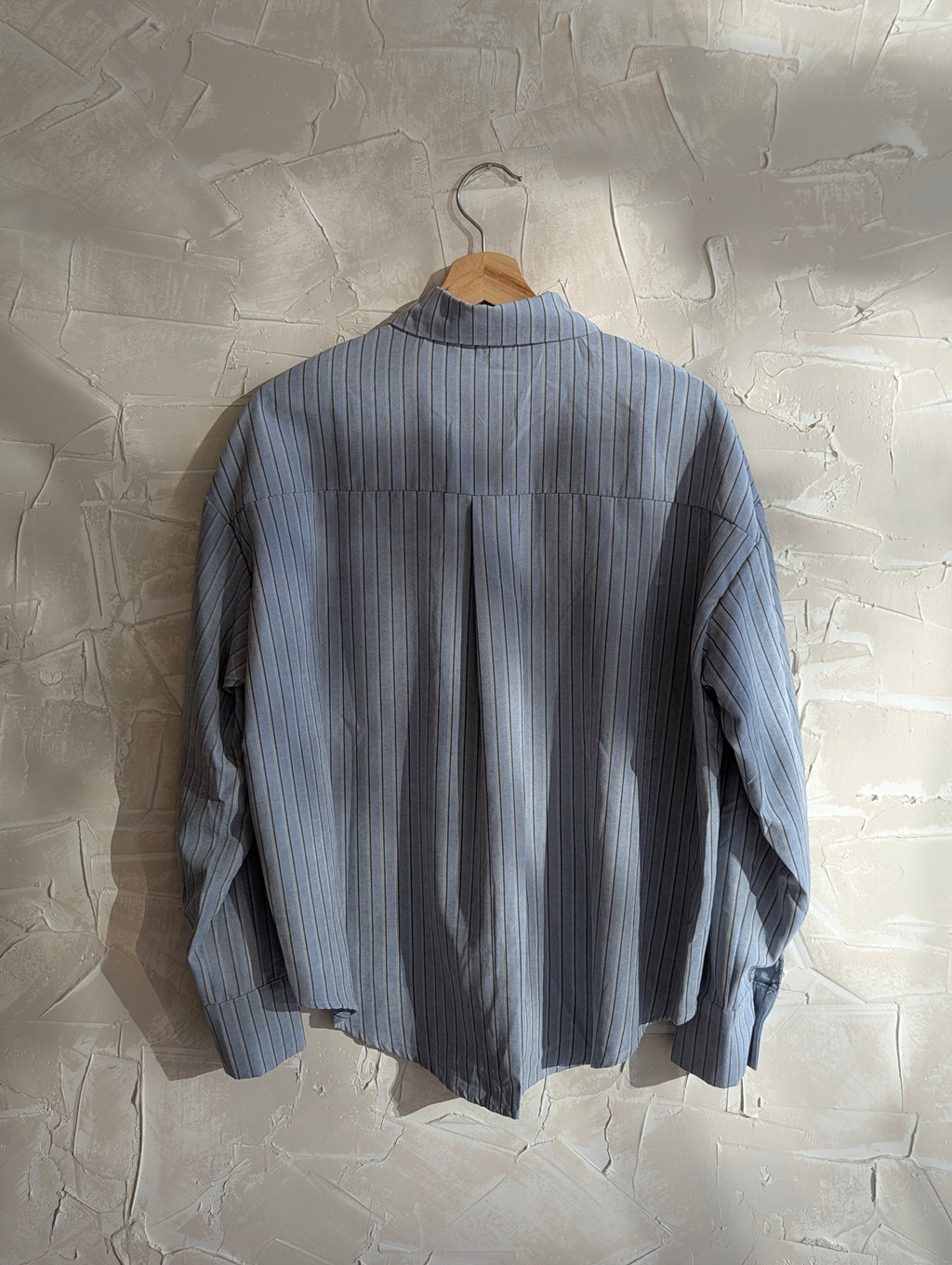 Velvet Feel stripe Button up